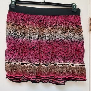 Pink Ombre Speechless Flowy Skirt XL